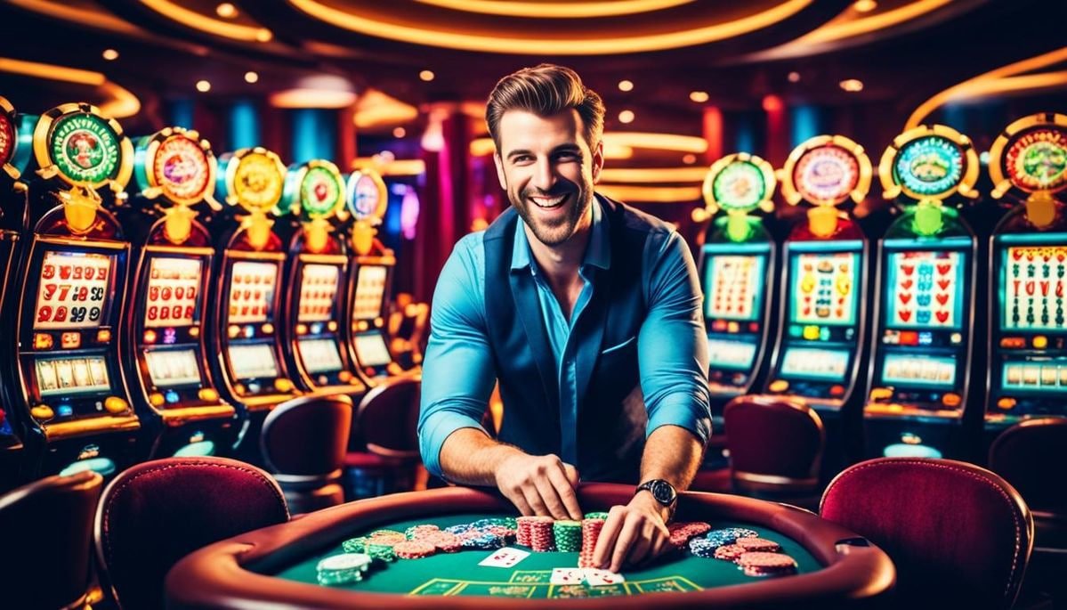 Ilustrasi taruhan olahraga dan live casino - pengalaman unik di hinata78